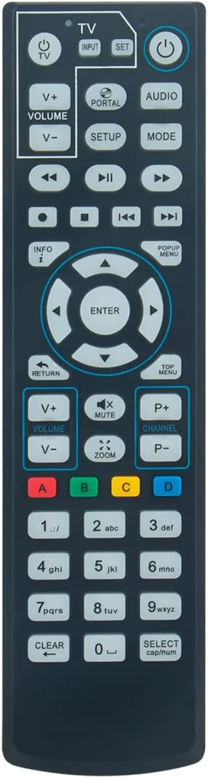 Allimity Replaced Remote Control Fit for Dune TV 2021 Edition Learning Remote Control Same Fits for Dune TV HD Media Player,Polsky TV,Kartina TV Receiver