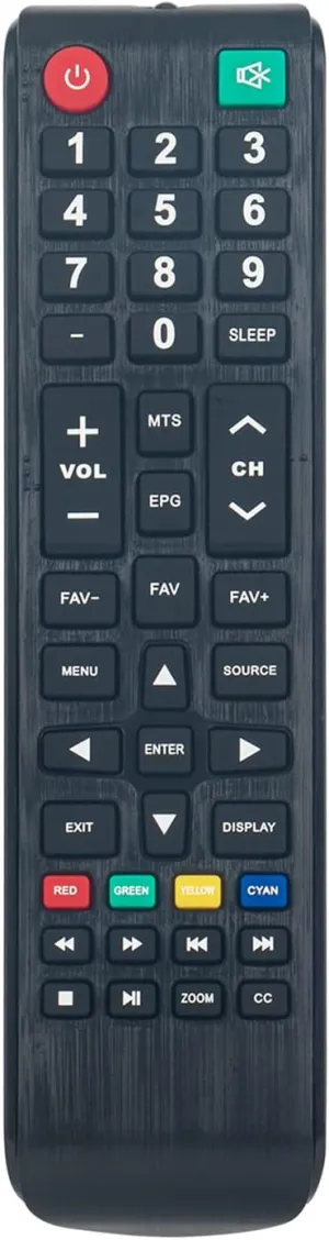 Allimity Replaced Remote Control Fit for Sansui TV S40P28F S32P28N S24P28DN S40P28FN S43P28FN S50P28U S43P28FN