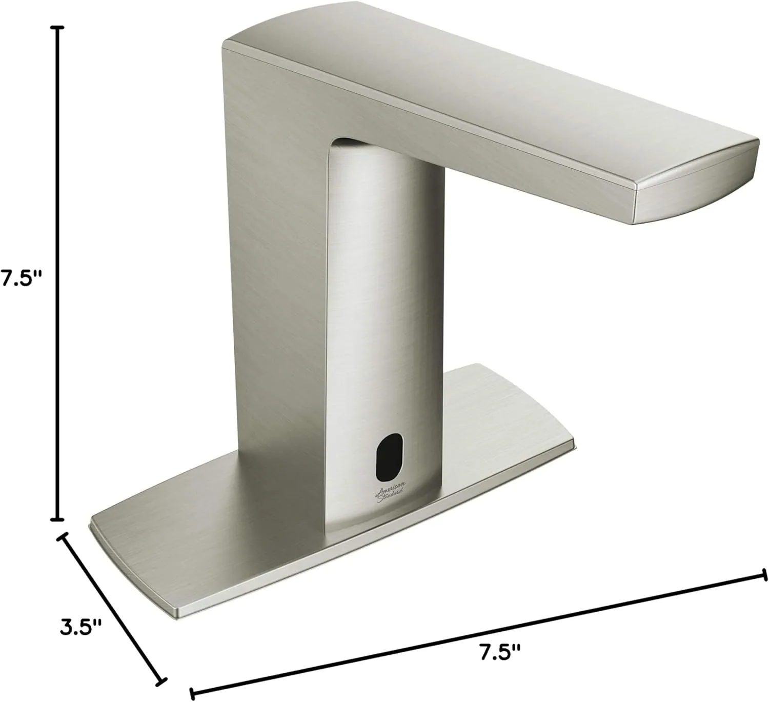 American Standard 7025205.295 Paradigm Selectronic Integrated Faucet with Above-Deck Mixing, Battery-Powered, 0.5 gpm, Brushed Nickel