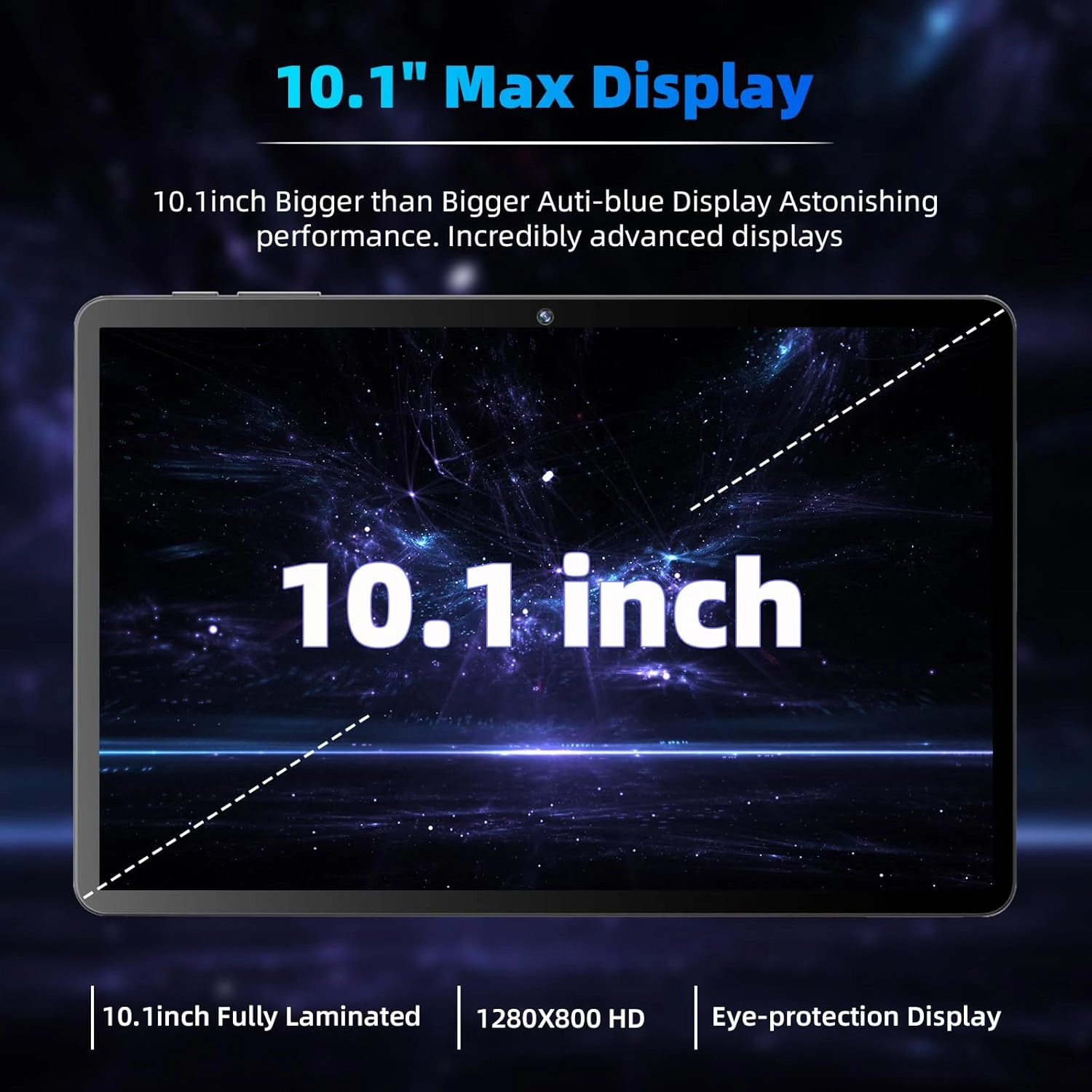 Android 14 Tablet,10 inch Tablets, Octa Core CPU, 10GB 64GB 512GB Expansion, 1280x800 HD IPS Touchcreen Display , Wi-Fi6, Dual Camera, 6000mAh Battery, Bluetooth5, 2 in 1 Tablet PC,Widevine L1