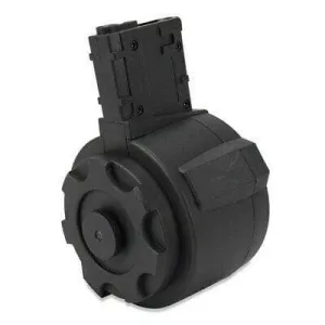 Angel Custom 1500 Round Thunderstorm Electric Winding Drum Magazine (Color: Black / M4 Adapter)