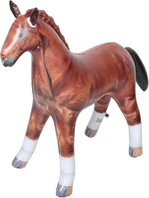 Animal Toys Kit Inflatable Horse Model Jungle Decor Indoor/Educational Toy