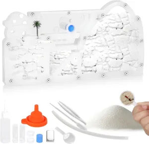 Ant Farms with Connections, Ant Farms for Kids & Adult, Live Ants for Ant Farm Educational Science DIY Toy Kit - STEM Learning Toy - Great Gifts for Boys & Girls (Castle)