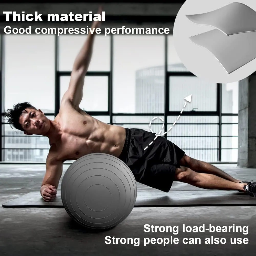 Anti-Burst Peanut Ball – High Weight Capacity Exercise Ball for Birth, Yoga, Pilates & Physical Therapy, Eco-Friendly PVC Fitness Ball for Kids & Adults, Includes Pump