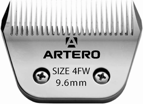 ARTERO A5 Wide Blade #4WF, 0.38" (9.6mm) Detachable Dog Clipper Blade – A5 Compatible – Stainless Steel Grooming Blade for Medium to Long Coats – Professional Pet Grooming Tool