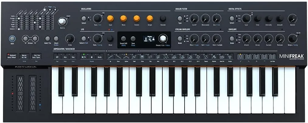 Arturia MiniFreak 37 Key Polyphonic 6-Voice Hybrid Synthesizer Keyboard