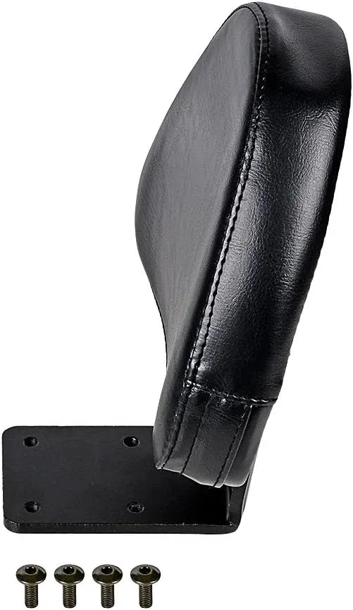 Astra Depot Black Synthetic Leather Rear Passenger Backrest Sissy Bar Pad Compatible with Kingpin Cross Country Victory Zach Ness Vegas High-Ball 8-Ball