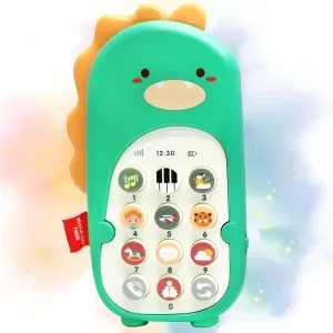 Baby Cell Phone Toys with Music ,Kids Teething Toys Play Phone Musical Educational Toys for 6 12 16 18 Months Baby Toddlers and Aged 1  Kids