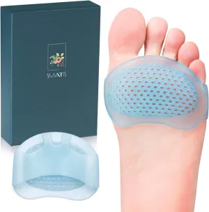 Ball of Foot Cushions（2 Pairs） Metatarsal Pads Soft Gel Ball of Foot Pads Mortons Neuroma Callus Metatarsal Foot Pain Relief