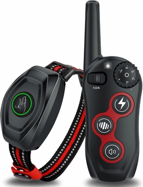 Bark Collar - 2 in 1 Dog Training Collar w/3 Training Modes, Beep, Vibration, Rechargeable Auto Anti-Bark Waterproof Collar with 1300ft Range for Small Medium Large Dogs