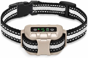 Bark Collar No Bark Collar Rechargeable Anti bark Collar with Adjustable Sensitivity and Intensity Beep Vibration and No Harm Shock Bark Collar for Small Medium Large Dogs