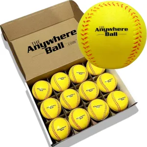 Baseball/Softball Foam Training Ball (12 Pack)