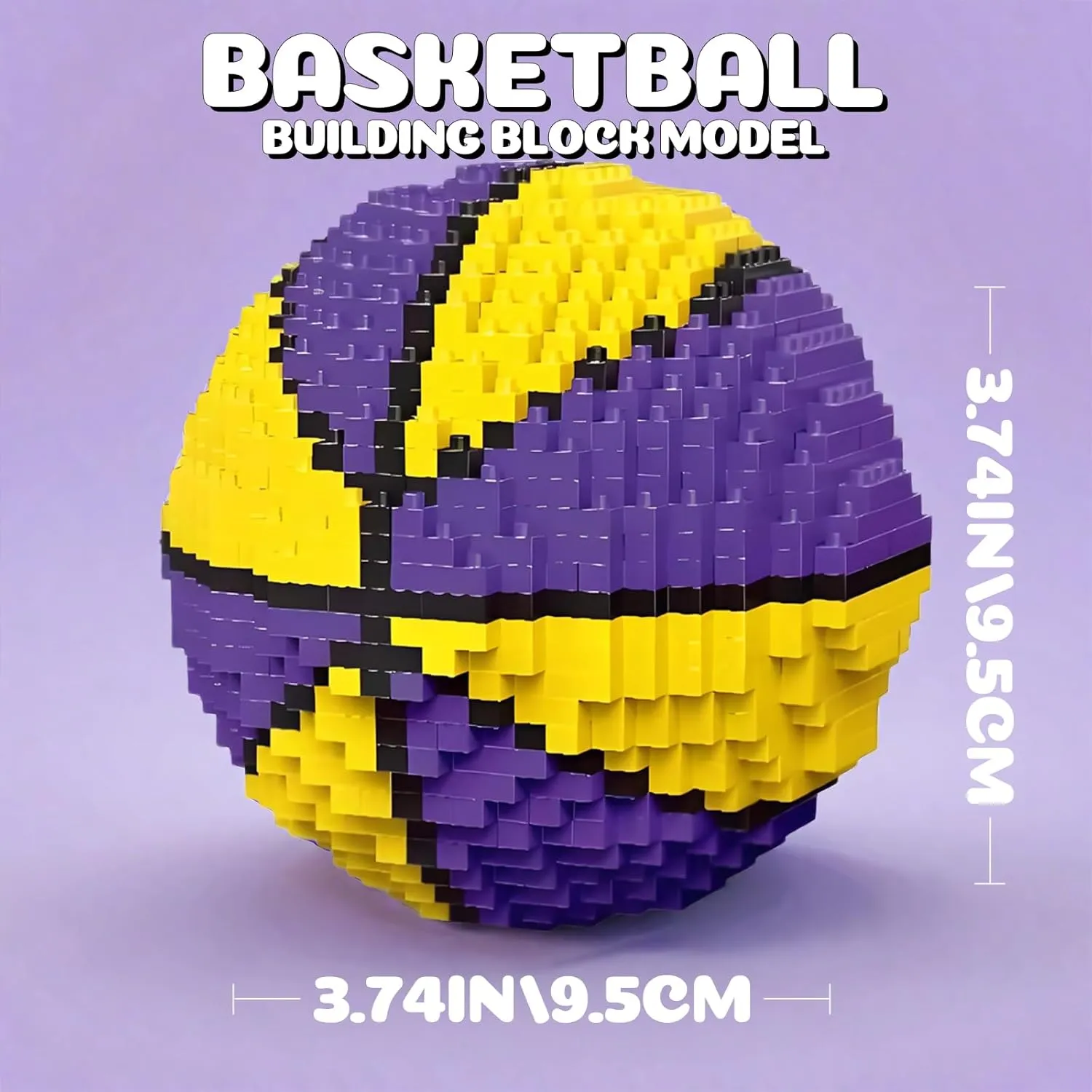 Basketball Micro Mini Building Blocks Set for Adults Office Sports Sets Gift for Fans Boys 8-12