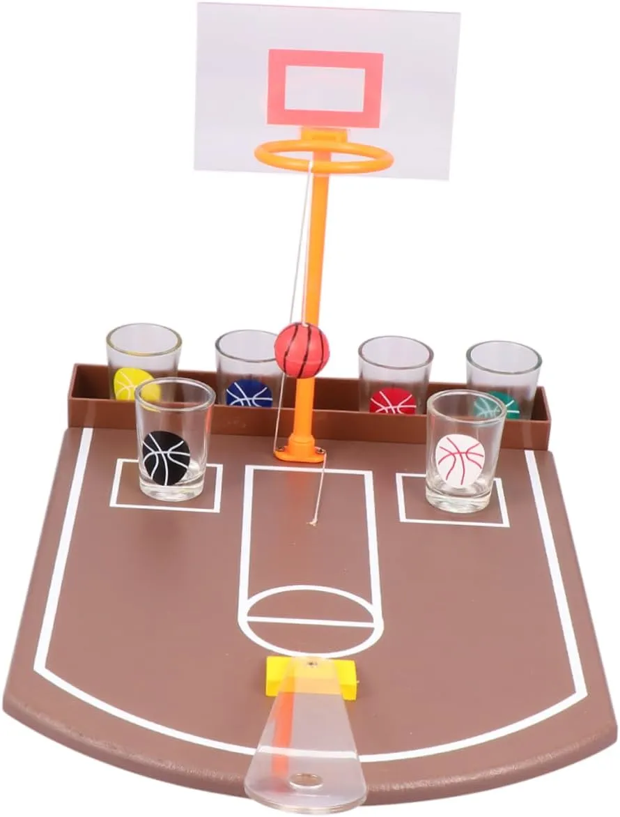 Basketball Toy Indoor Basketball Hoop for Drinking Games Bar Entertainment Bar Supplies Board Game