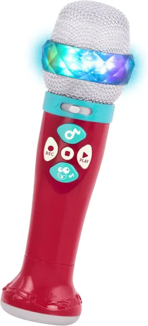 Battat – Toy Karaoke Mic – Light-Up & Voicechanging Microphone – Record & Playback – Sing-Along With Bluetooth – 3 Years   – Musical Light Show Microphone