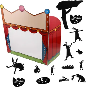 BCOATH 1set Shadow Puppets Kit Creative Craft for Boy Girl Science Experiment Equipment for Storytelling Puppet Shows Precision Crafting Interactive Play for Theater Carnival Fun