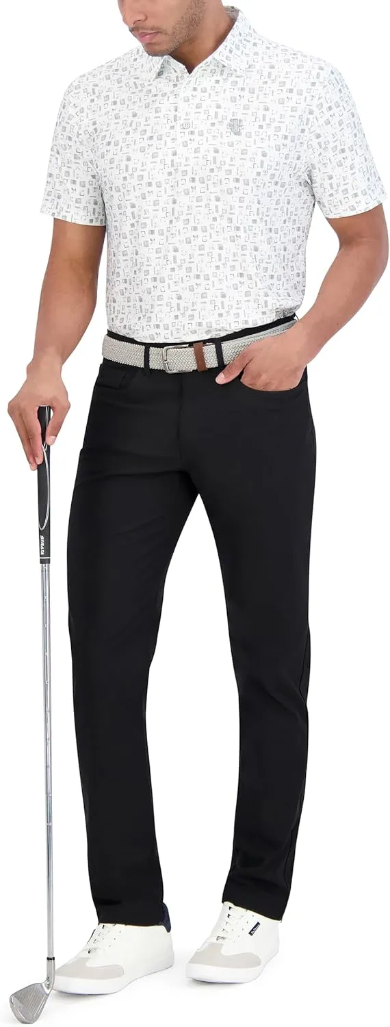 Ben Sherman Men's Performance Stetch Golf Shirts– Extra Soft Fabric, Moisture-Wicking, Odor Resistant