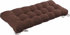 Bench Cushion for Indoor Furniture 48 x 19 inch Rectangle Bench Seat Cushion for Bay Window Entryway Bench Thick Textured Chair Cushion with Non-Slip Backing 1 Pack, Coffee