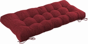 Bench Cushion for Indoor Furniture 48 x 19 inch Rectangle Bench Seat Cushion for Bay Window Entryway Bench Thick Textured Chair Cushion with Non-Slip Backing 1 Pack, Red