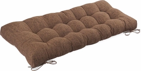 Bench Cushion for Indoor Furniture Rectangle Bench Seat Cushion for Bay Window Entryway Bench Thick Textured Chair Cushion with Non-Slip Backing 1 Pack 48 x 19 inch (1, Light Brown)