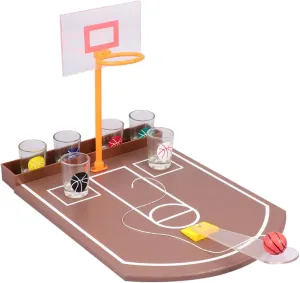 BESPORTBLE 1 Set Creative Basketball Drinking Game Prop for Entertainment Material Easy to Play Desktop Activity for Home and Bar Gatherings