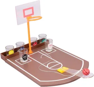 BESPORTBLE 1 Set Creative Desktop Basketball Drinking Game Entertainment Supplies Material Great for Home Bar Parties