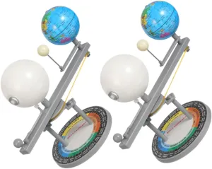 BESPORTBLE 2pcs Boy Girl Solar System Educational Model Kit Teaching Tool for Astronomy Learning and Classroom Use