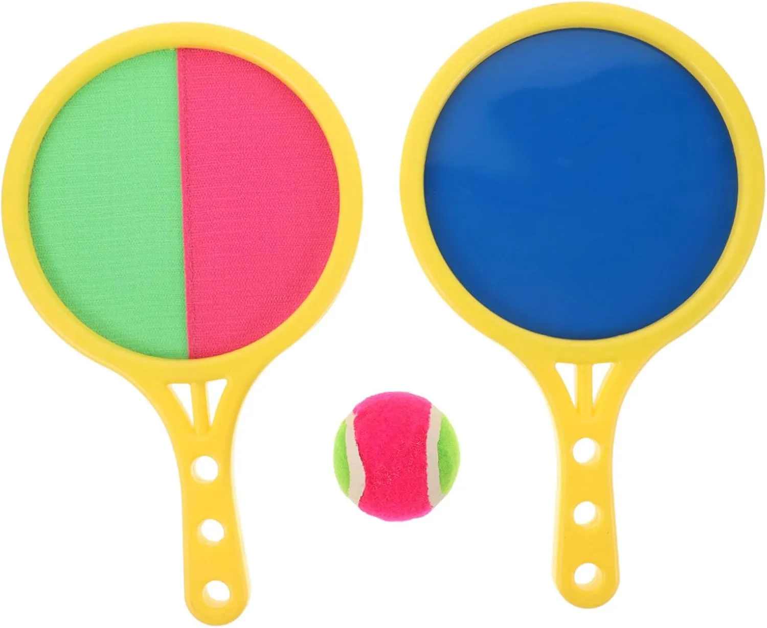 BESPORTBLE Beach Games Double-Sided Sticky Ball Catch Game Set Toss and Catch Ball for Boys and Girls Outdoor Plaything