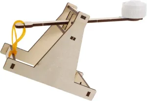 BESPORTBLE DIY Wood Catapult Kit for Fun Project Easy Assembly Parent Bonding Imaginative Play Ancient Siege Experience Tabletop for Creative Learning