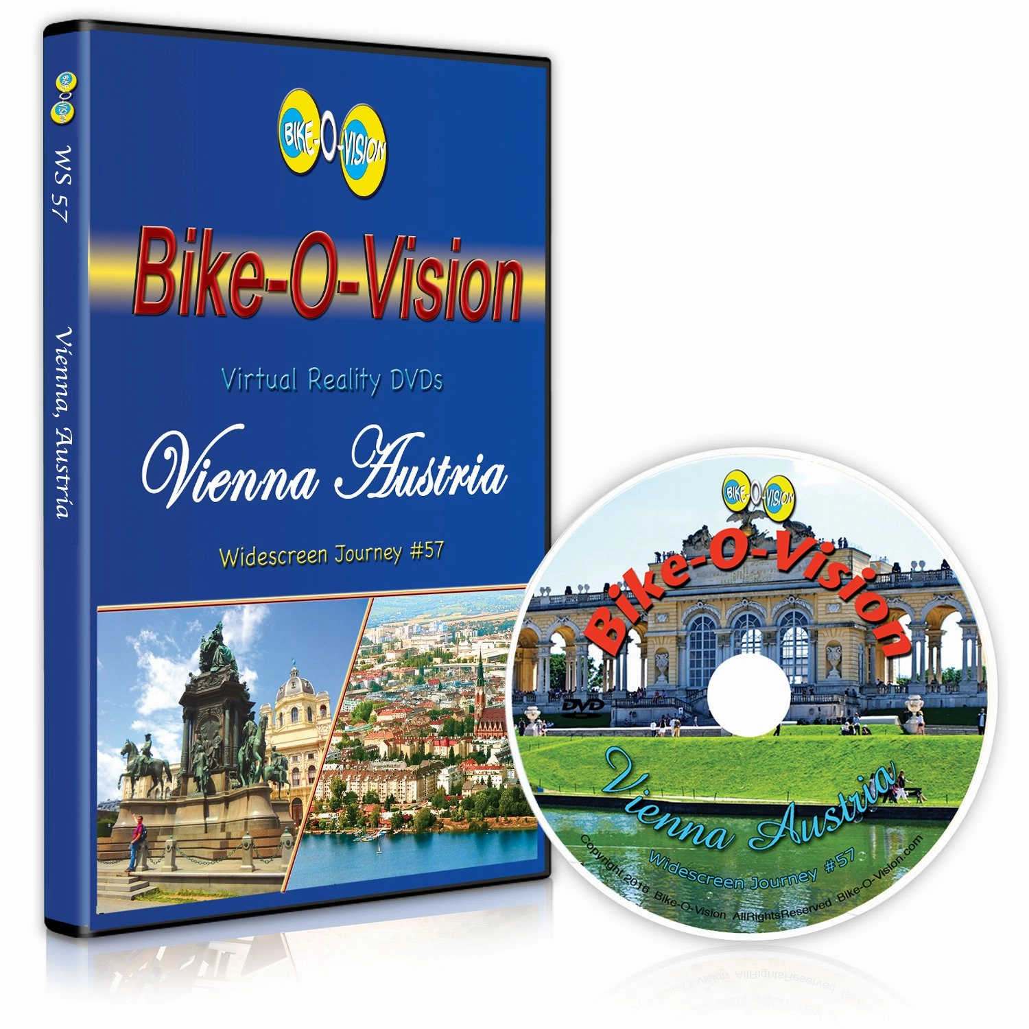 Bike-O-Vision - Vienna, Austria - Virtual Cycling Adventure - Perfect for Indoor Cycling and Treadmill Workouts - Cardio Fitness Scenery Video