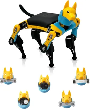 Bittle X Robot Dog (Construction) With Sensor Pack | Robotics Kit | App & Voice Control Smart Robot | Programmable Open Source Coding Kit | STEM Education for Teens, Coders