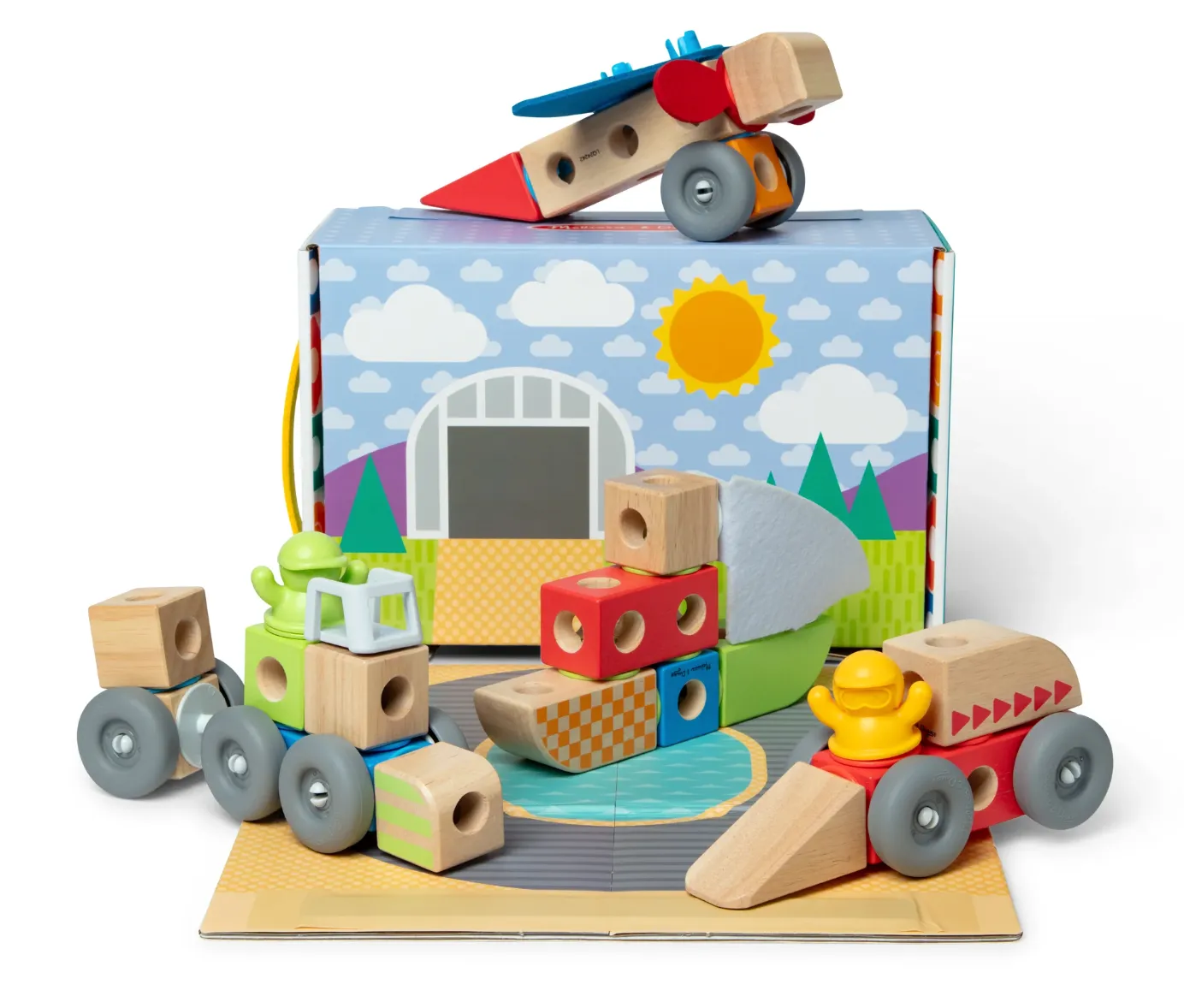 Blockables Vehicles Play Set