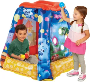 Blues Clues You! Ball Pit 20 Balls - Toddler Jungle Gym Playhouse Inflatable for Boys Girls Kids [Balls Included]