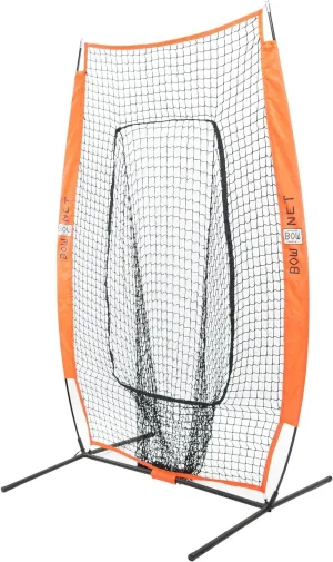 Bownet in-Fielder's 7' x 7' Baseball Softball Training Net - for Developing Fielding Techniques - Resilient - Portable - Easy to Setup - NET ONLY, Black