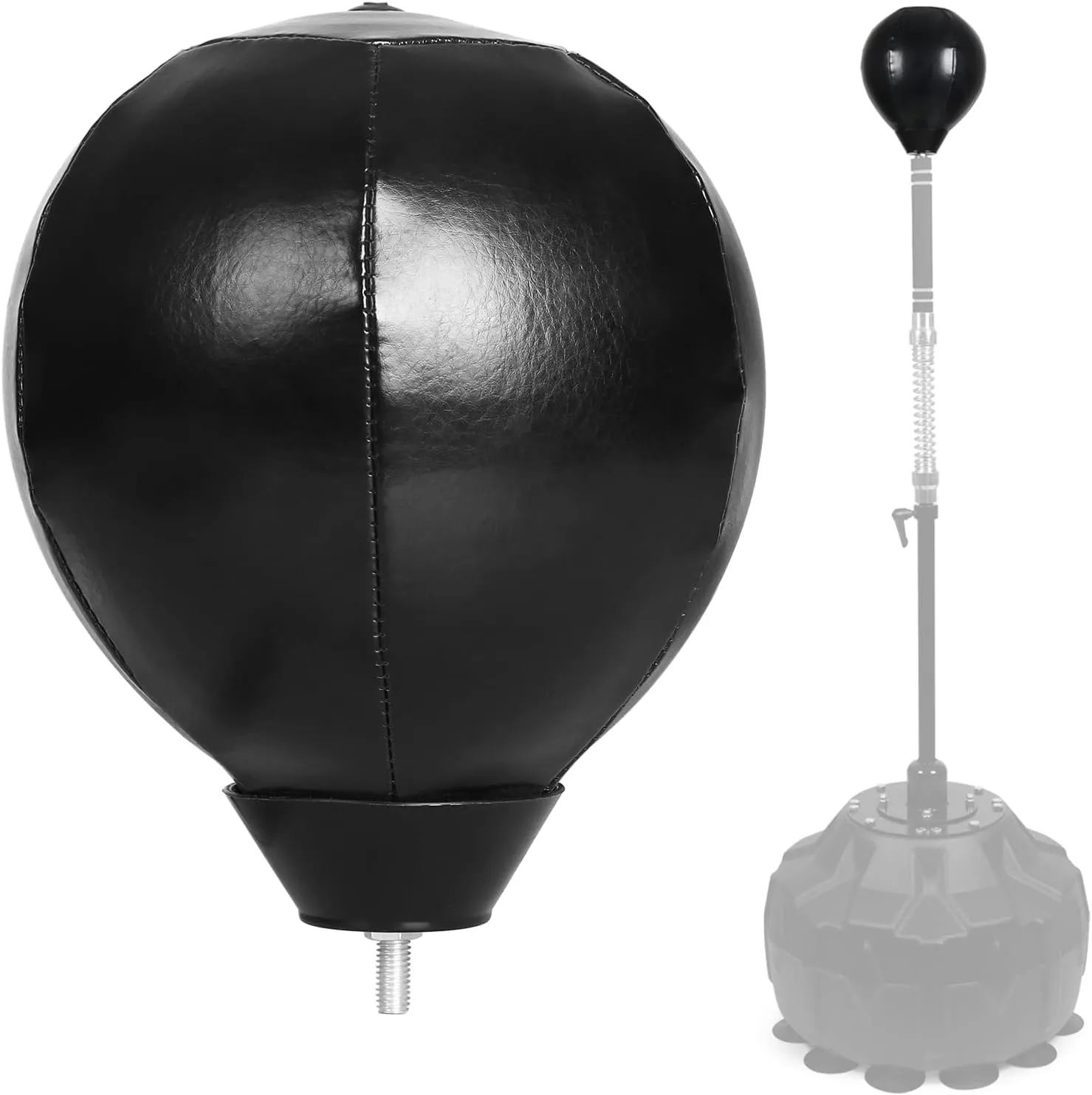 Boxing Speed Ball Featuring a Universal 8mm Screw and a Replaceable Spare Sandbag for Dynamic and Enduring Training Sessions, Black, JR-0086