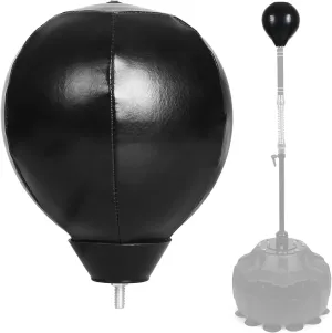 Boxing Speed Ball Featuring a Universal 8mm Screw and a Replaceable Spare Sandbag for Dynamic and Enduring Training Sessions, Black, JR-0086