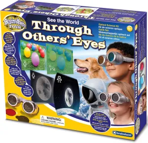 Brainstorm: See The World Through Others' Eyes - Optical Science Kit, 22 Mix & Match Lenses, Educational Leaflet, STEM Learning, Multi-Lingual, Kid 6 