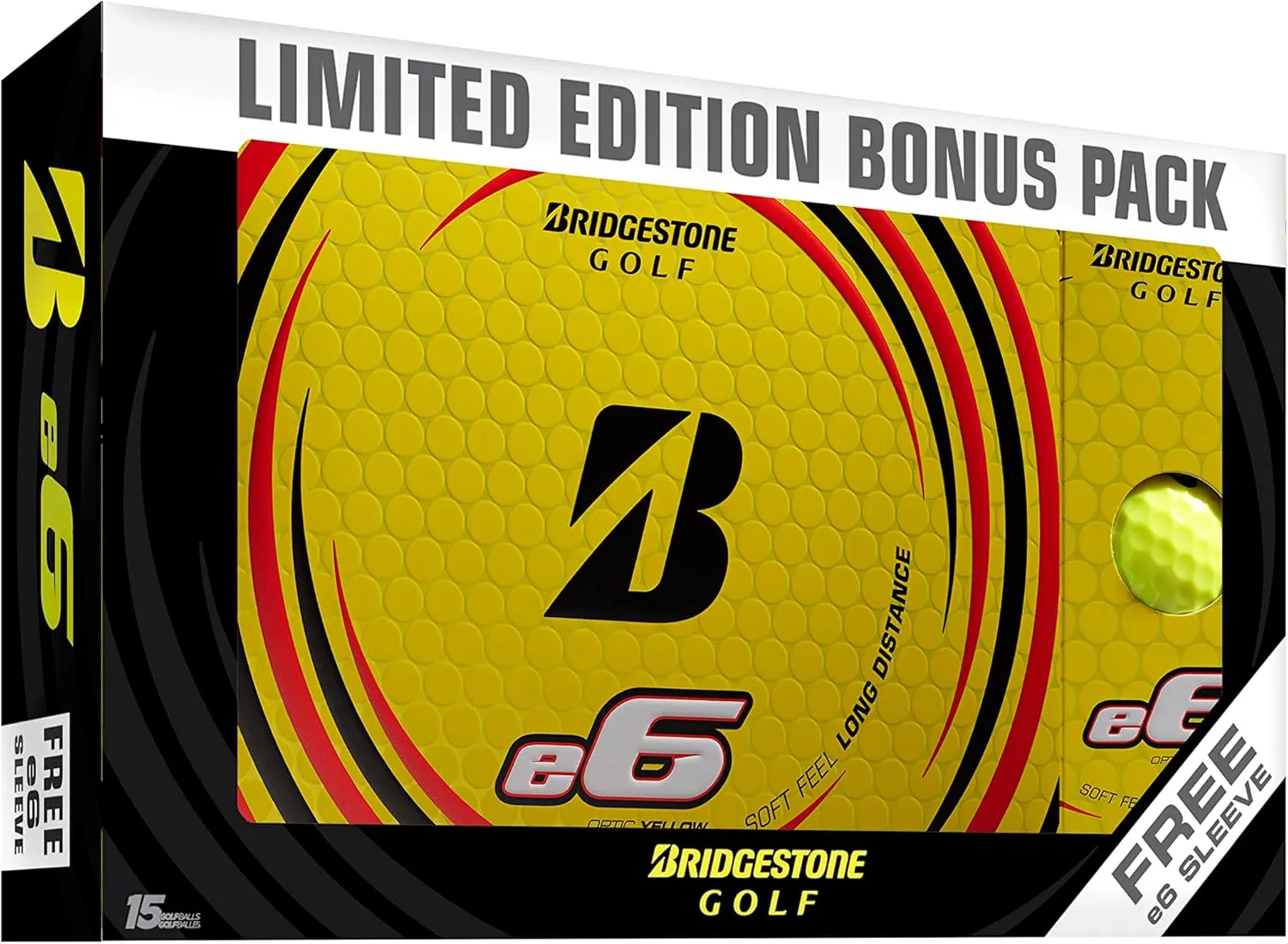 BRIDGESTONE 2021 e6 Golf Balls (One Dozen), White