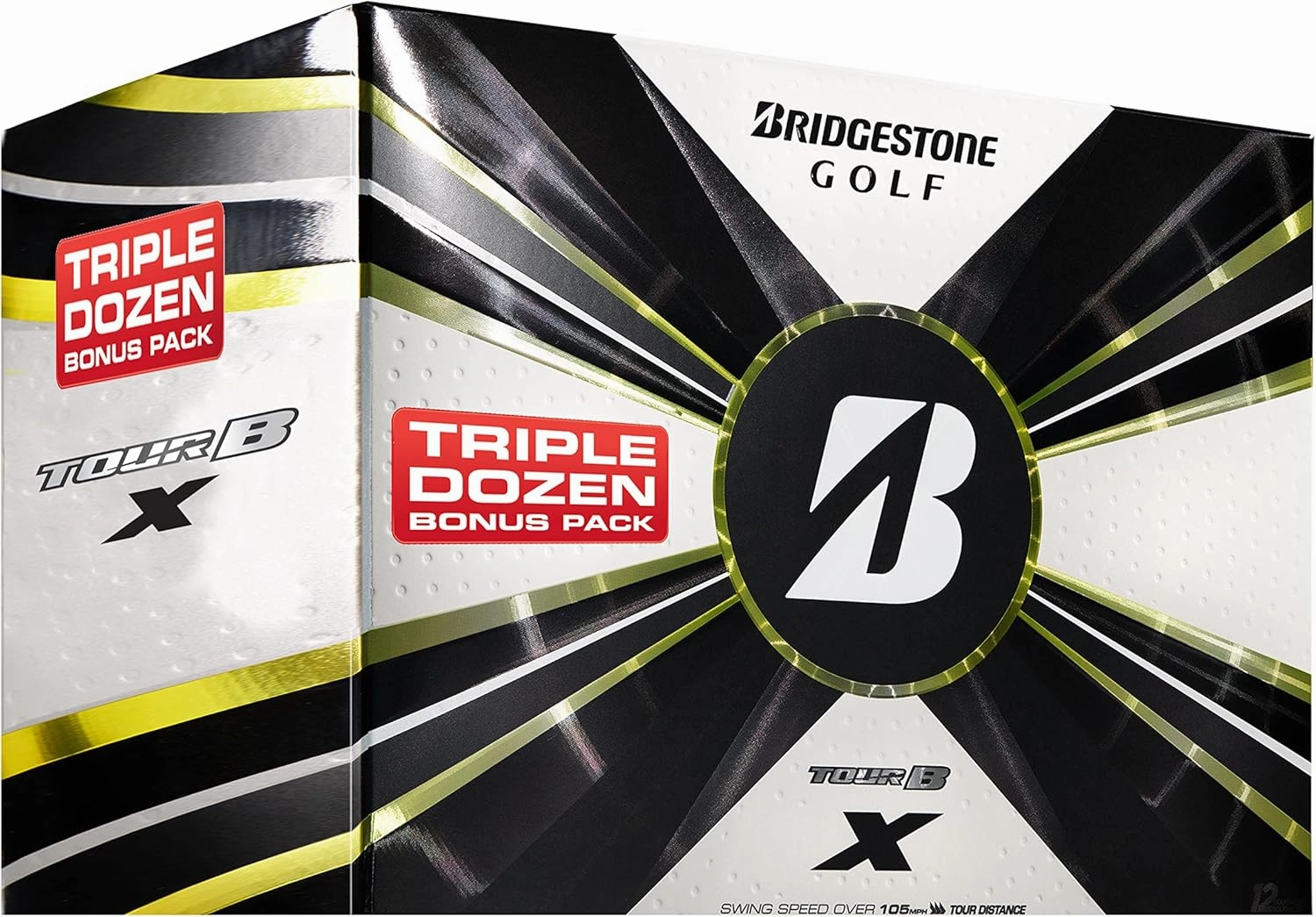 Bridgestone Golf 2022 Tour B X Trifecta 3 Dozen Pack Golf Balls