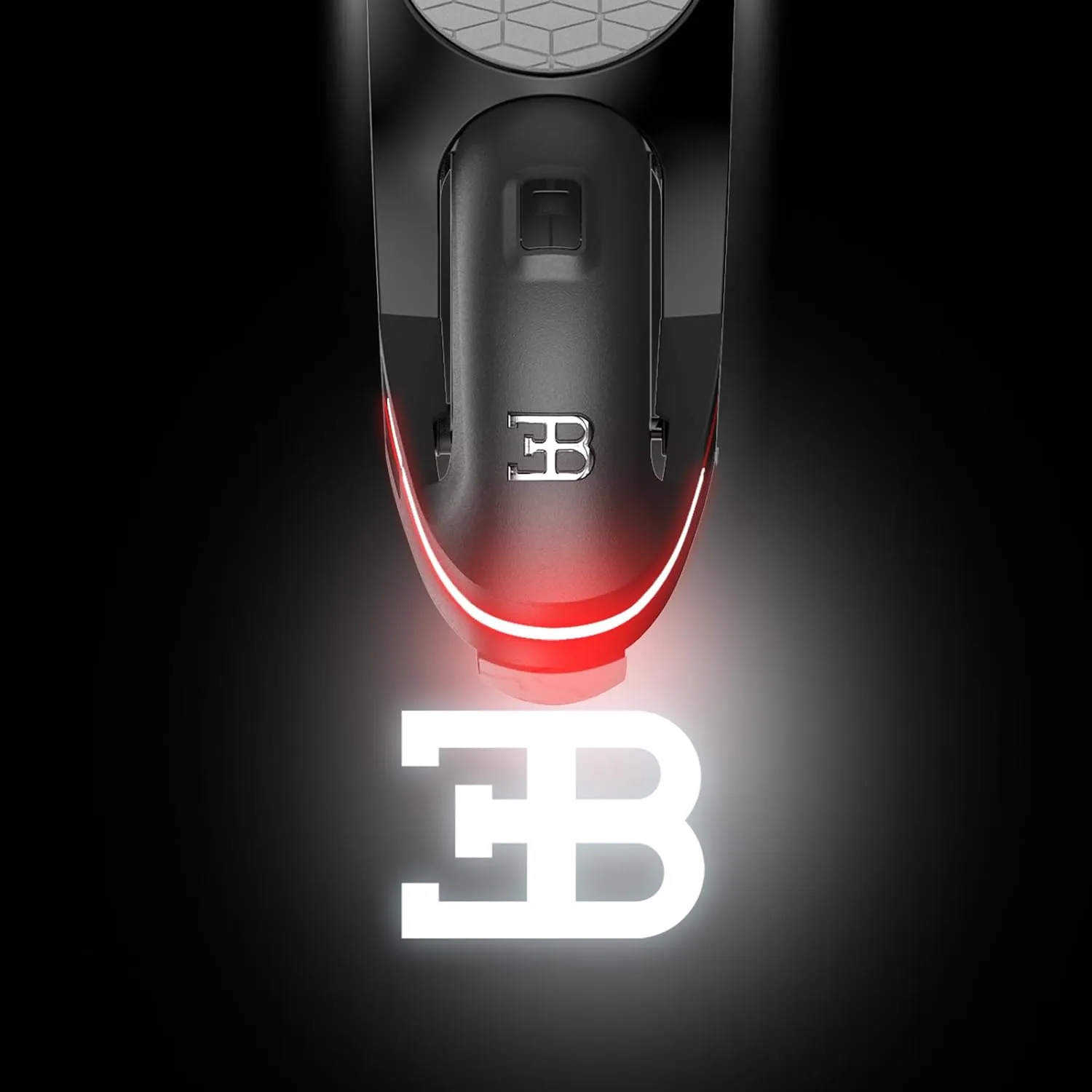 Bugatti - Electric Scooter - with LED Lights, Rear Brakes and Suspension, Turn Signal Support on Front & Back