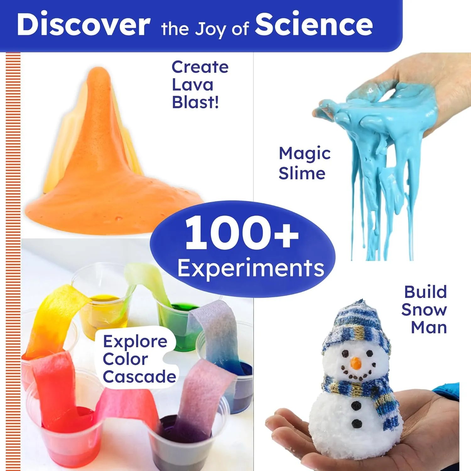 Butterfly Edufields 100  Science Kits for Kids Age 4-8 | Science Kit Gifts for 6 Year Old Boys & Girls | Science Experiments for Kids 6-8 | Science Kits Age 4-8 | Cool 7 Year Old Gifts