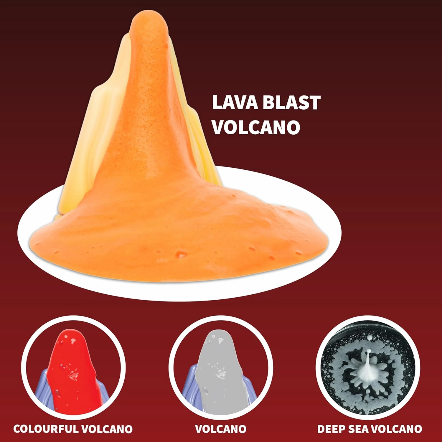 Butterfly Edufields Volcano Science Kit | STEM Education | Erupting Volcano Science Kit for Kids | Easter Gifts for Kids | Learning & Education Toys | Fun Gift for Boys & Girls | Science Experiments
