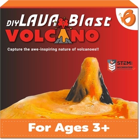 Butterfly Edufields Volcano Science Kit | STEM Education | Erupting Volcano Science Kit for Kids | Easter Gifts for Kids | Learning & Education Toys | Fun Gift for Boys & Girls | Science Experiments