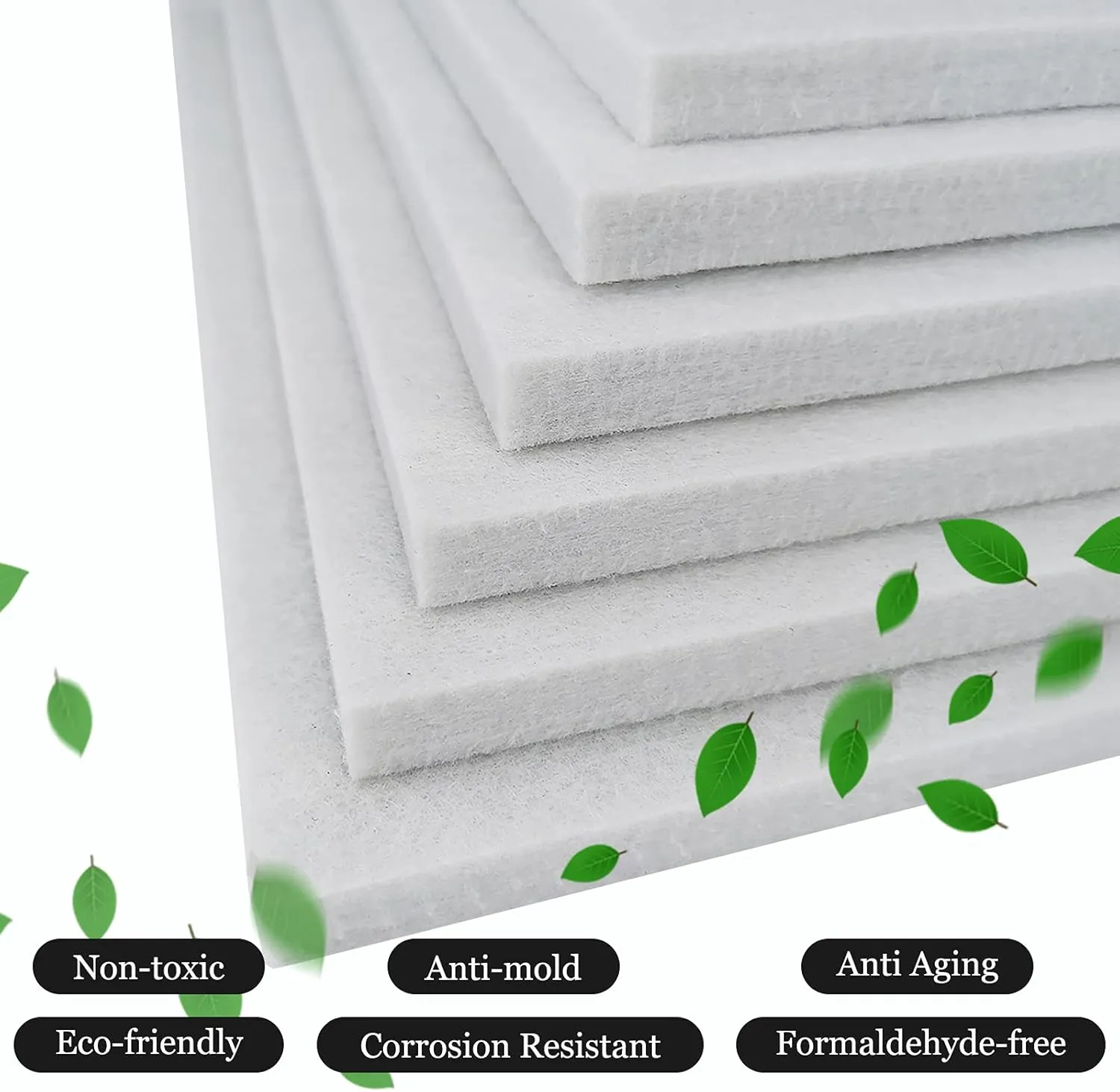 BXI Sound Absorber - 31.5 X 23.6 X 3/8 Inches 6 Pack High Density Acoustic Absorption Panel, Sound Absorbing Panels Reduce Echo Reverb, Tackable Acoustic Panels for Wall and Ceiling Acoustic Treatment
