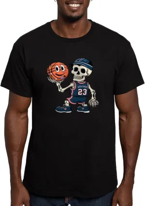 CafePress A Humorous and Creative Basketball Play Men's Classic T Shirt Men's Fitted Graphic T-Shirt