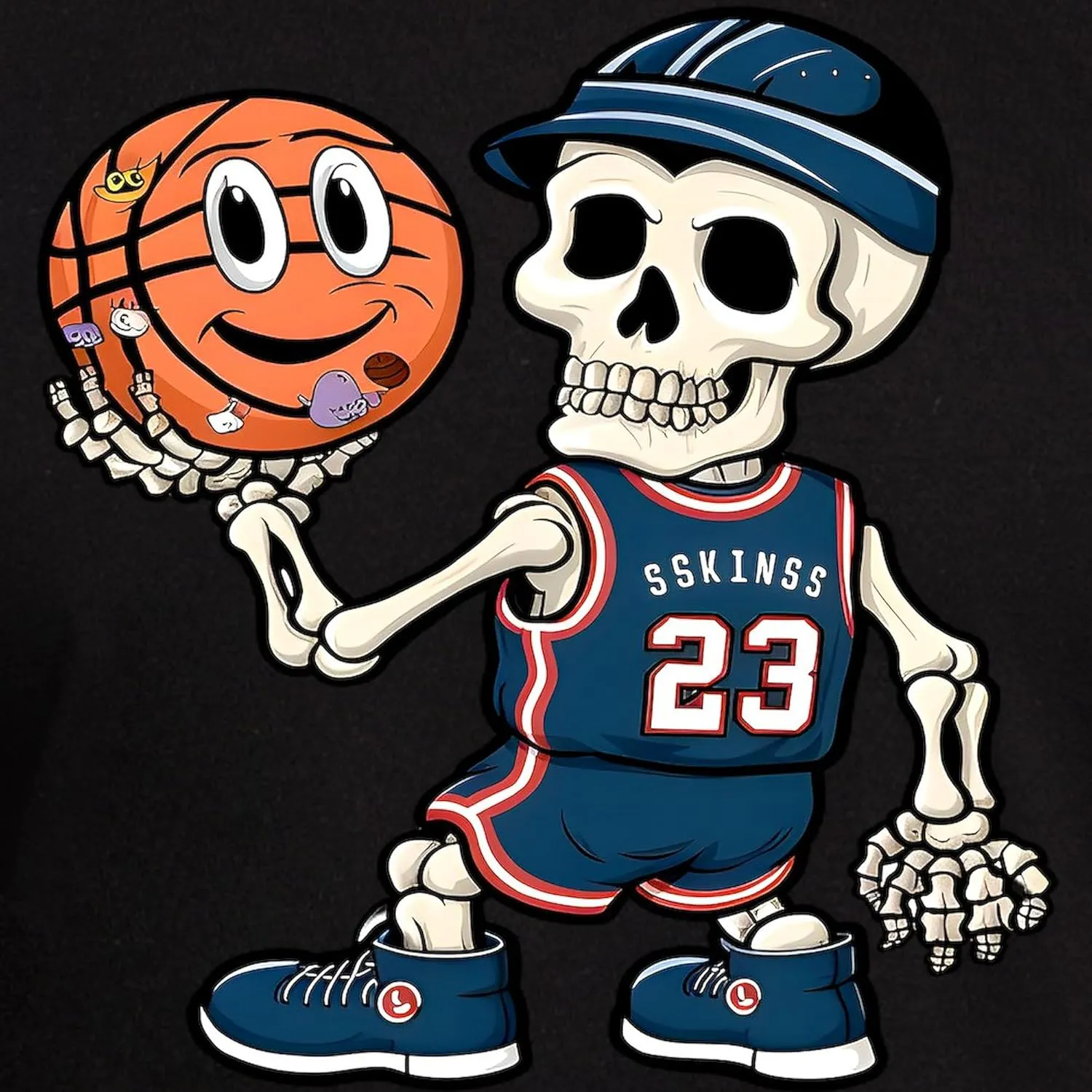 CafePress A Humorous and Creative Basketball Play Men's Classic T Shirt Men's Fitted Graphic T-Shirt