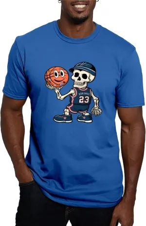 CafePress A Humorous and Creative Basketball Play Men's Classic T Shirt Men's Fitted Graphic T-Shirt