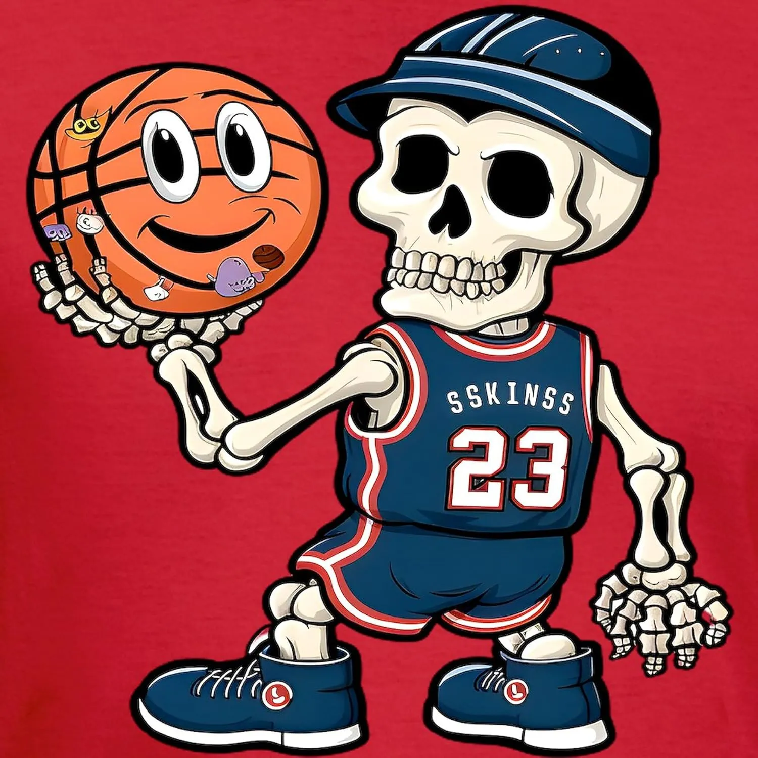 CafePress A Humorous and Creative Basketball Play Men's Classic T Shirt Men's Fitted Graphic T-Shirt