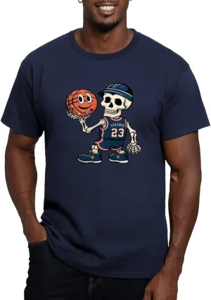 CafePress A Humorous and Creative Basketball Play Men's Classic T Shirt Men's Fitted Graphic T-Shirt