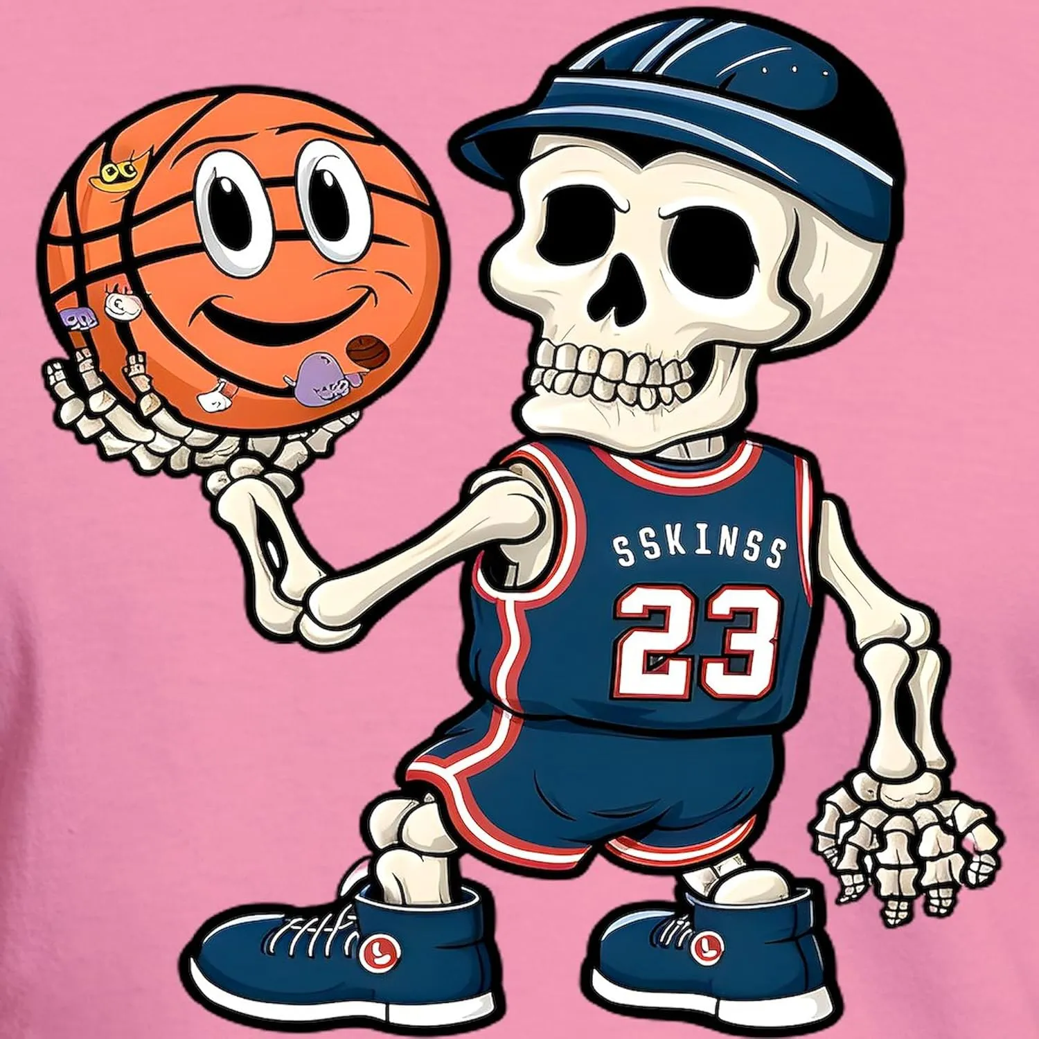 CafePress A Humorous and Creative Basketball Play Men's Classic T Shirt Men's Fitted Graphic T-Shirt